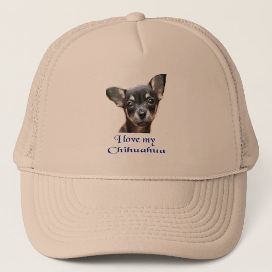 Ik hou van mijn Chihuahua Trucker Pet (Voorkant)