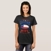 Ik hou van mijn Chileense vrouw T-shirt (Voorkant volledig)