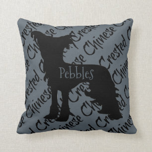Ik hou van mijn Chinese Crested Dog Pillow Kussen
