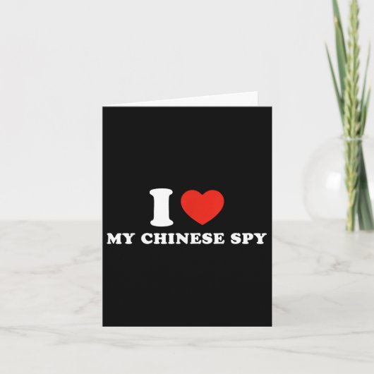 Ik hou van mijn Chinese spion _1 Kaart (Voorkant)