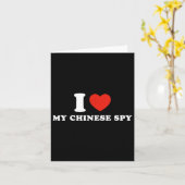 Ik hou van mijn Chinese spion _1 Kaart (Gele Bloem)