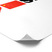 Ik hou van mijn Chinese spion, ik hart Chinese spi Poster (Hoek)