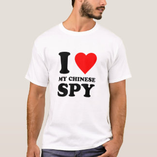Ik hou van mijn Chinese spion, ik hart mijn Chines T-shirt
