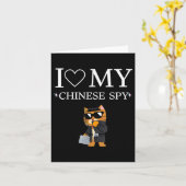 Ik hou van mijn Chinese spion Kaart (Gele Bloem)