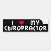 Ik hou van mijn chiropractor bumpersticker (Voorkant)