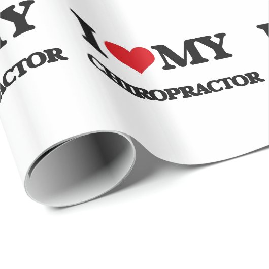 Ik hou van mijn chiropractor cadeaupapier (Rol Hoek)