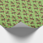 Ik hou van mijn chocolade lab cadeaupapier (Hoek)