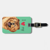 Ik hou van mijn Chow Bagagelabel (Voorkant horizontaal)