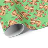 Ik hou van mijn Chow Cadeaupapier (Rol Hoek)