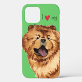 Ik hou van mijn Chow Case-Mate iPhone Case (Achterkant)