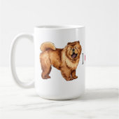 Ik hou van mijn Chow Koffiemok (Links)
