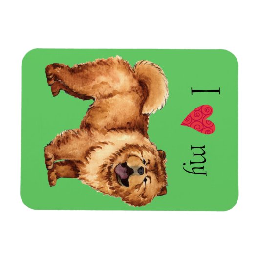 Ik hou van mijn Chow Magneet (Horizontaal)