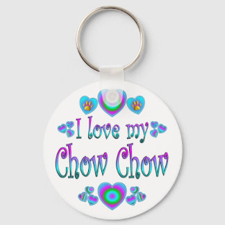 Ik hou van mijn Chow Sleutelhanger