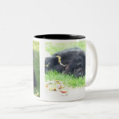 Ik hou van mijn Chows & Coffee Black Tweekleurige Koffiemok (Voorkant rechts)