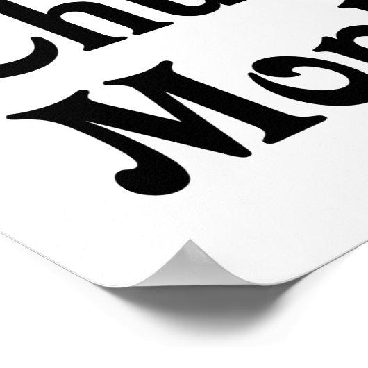 Ik hou van mijn Chunky Monkey Poster (Hoek)