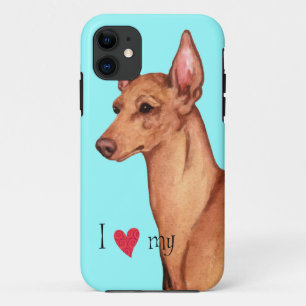 Ik hou van mijn Cirneco dell'Etna iPhone 11 Hoesje