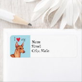 Ik hou van mijn Cirneco dell'Etna Etiket (Insitu)