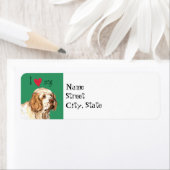 Ik hou van mijn Clumber Spaniel Etiket (Insitu)