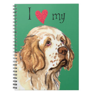 Ik hou van mijn Clumber Spaniel Notitieboek
