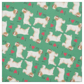 Ik hou van mijn Clumber Spaniel Stof (Swatch)