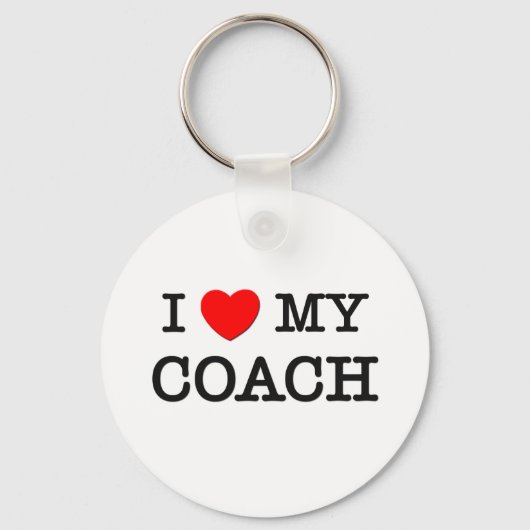 Ik hou van mijn COACH Sleutelhanger (Voorkant)