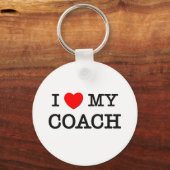 Ik hou van mijn COACH Sleutelhanger (Voorkant)