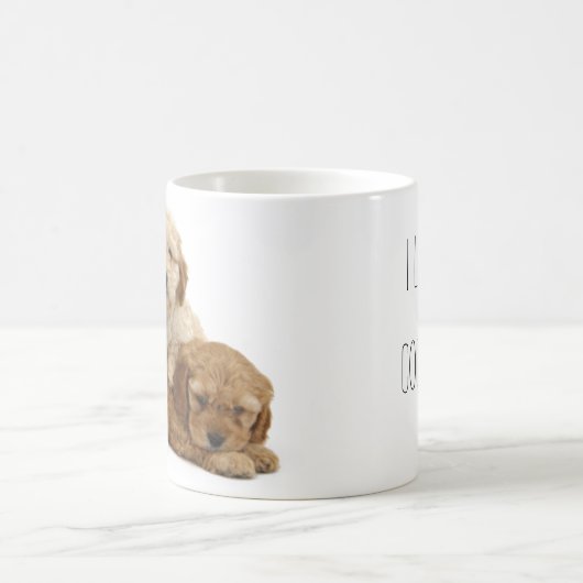 Ik hou van mijn cockapoo mok! koffiemok (Center)