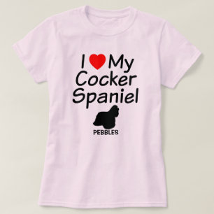 Ik hou van mijn Cocker Spaniel Dog T-shirt