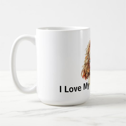 Ik hou van mijn Cocker Spaniel Koffiemok (Links)