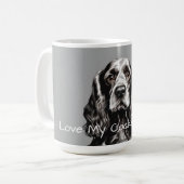 Ik hou van mijn Cocker Spaniel Koffiemok (Voorkant links)