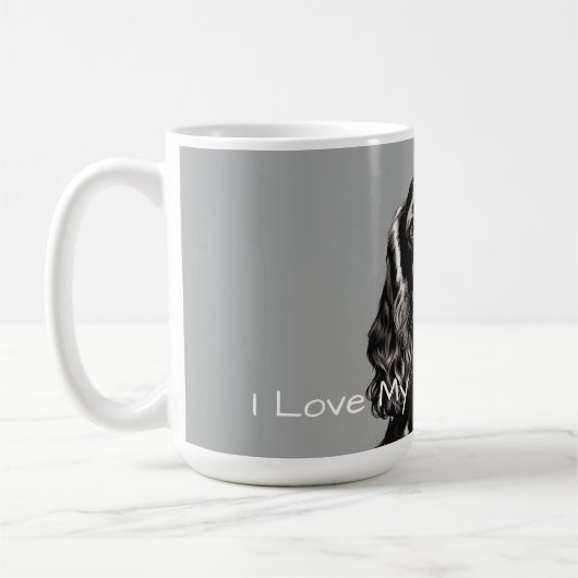 Ik hou van mijn Cocker Spaniel Koffiemok (Links)