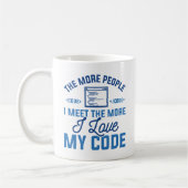 Ik hou van mijn code koffiemok (Links)