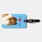 Ik hou van mijn Collie Bagagelabel (Voorkant horizontaal)