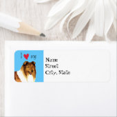 Ik hou van mijn Collie Etiket (Insitu)