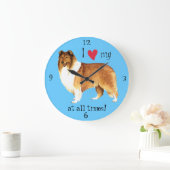 Ik hou van mijn collie grote klok (Huis)