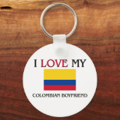Ik hou van mijn Colombiaanse boyvriend Sleutelhanger (Voorkant)