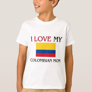 Ik hou van mijn Colombiaanse moeder T-shirt
