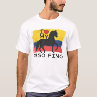 Ik hou van mijn Colombiaanse Paso Fino T-shirt