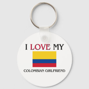 Ik hou van mijn Colombiaanse Vriendin Sleutelhanger