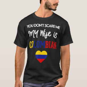 Ik hou van mijn Colombiaanse vrouw Pride Colombia  T-shirt