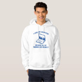 Ik hou van mijn computer hoodie (Voorkant volledig)