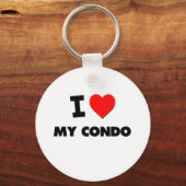 Ik hou van mijn condo sleutelhanger (Voorkant)