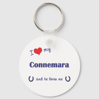 Ik hou van mijn Connemara (Mannelijke Pony) Sleutelhanger