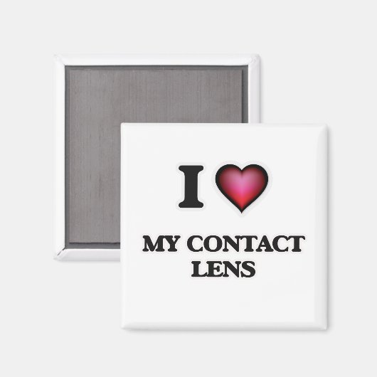 Ik hou van mijn contactlens magneet (Voorkant / Achterkant)