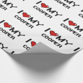 Ik hou van mijn Cooper Cadeaupapier (Hoek)