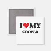 Ik hou van mijn Cooper Magneet (Voorkant / Achterkant)