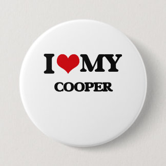Ik hou van mijn Cooper Ronde Button 7,6 Cm