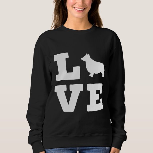 Ik hou van mijn Corgi Animal Dog Trui (Voorkant)