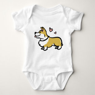Ik hou van mijn Corgi-Baby Romper