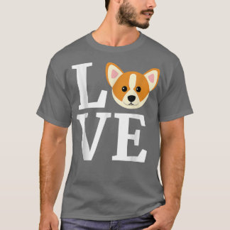 Ik hou van mijn Corgi Gift voor Welsh Corgi Honden T-shirt